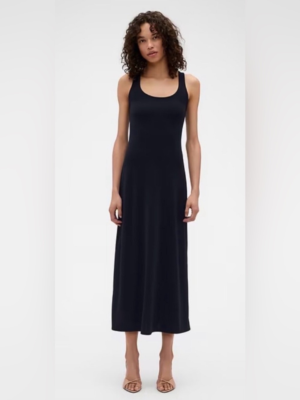 GAP Victoria Beckham Navy Sleeveless Maxi Dress